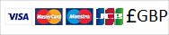 Accepted pay methods, Visa, Visa Electron, Maestro,  Mastercard, PayPal
