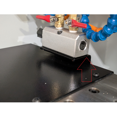 Bracket for Coolant Block On 1630 Lathe