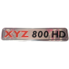 Name Plate - XYZ 800 HD 