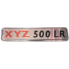 Name Plate - XYZ 500 LR 