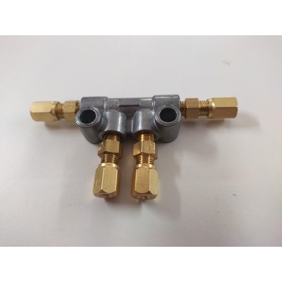 4 Way Oil Manifold Block 3 x 4mm & 1 x 6mm for XYZ 710