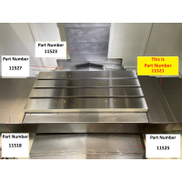 X Axis Slideway (Dust) Cover - Right Hand, For XYZ  1020