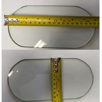 Oval Glass For Chip Guard Including Rubber To Suit 1330 / 1340 Lathe Up To S/N 11232