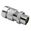 Male 3 Pin / Pole Flange Plug