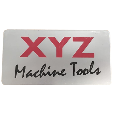 XYZ Logo Plate 