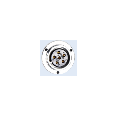 Female 3 Pin / Pole Flange Socket 