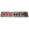 Name Plate - XYZ 660 HD 