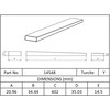 X Axis Gib Pair For XYZ 320 LTY
