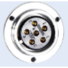 Female 3 Pin / Pole Flange Socket 