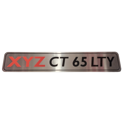 Name Plate - CT 65 LTY