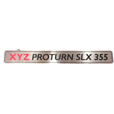 Name Plate - XYZ Proturn SLX 355
