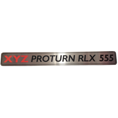 Name Plate - RLX 555 