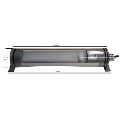 LED Fixed Tube Worklight 110-240V 12W CT 52