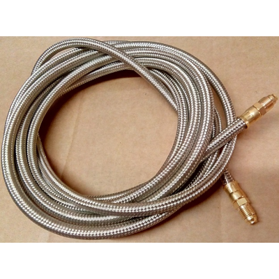 Flexible Lube Pipe Braided 6mm x 2000mm