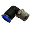 90 Degree Male Stud Elbow 1/8" BSp Taper - 6mm Push Fit