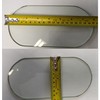 Oval Glass For Chip Guard Including Rubber To Suit 1330 / 1340 Lathe Up To S/N 11232
