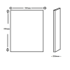 Window Glass 860 x 990 x 20.6 Main Door 1020 / 1060 / 1100 HD / 1600 LR