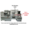 Window Glass 603 x 160  x 21.5mm Small Version For XL 780 Lathe