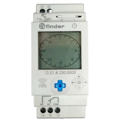 Digital DIN Rail Timer Switch 230V ac Single Channel