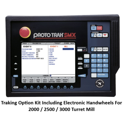 Traking Option Kit Including Electronic Handwheels For 2000 / 2500 / 3000 Turret Mill