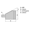 Turret Tool Clamp Assy For Live Tooling Vulcan 200 22mm