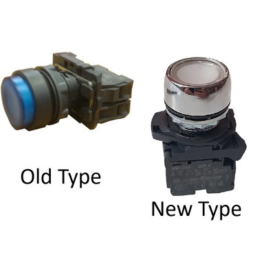 Coolant On / Off Blue Latched Button (New Type Is Now White)