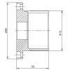 Quill Clock Spring And Cover For 4000 & 5000 **30mm Wide