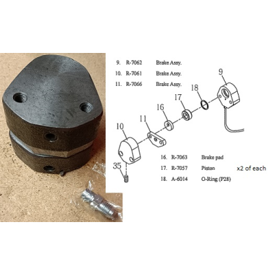 Brake Assy For The 1330 Trainer Lathe