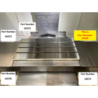 X Axis Slideway Cover Right On 1100 HD