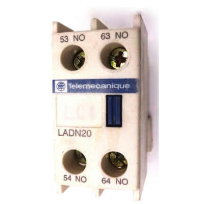 Telemecanique Contact Aux Block Front 2 N/O LADN20