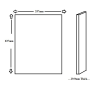 Window Glass 637 x 337mm for Door - SLX 420, 425, 555 Lathe
